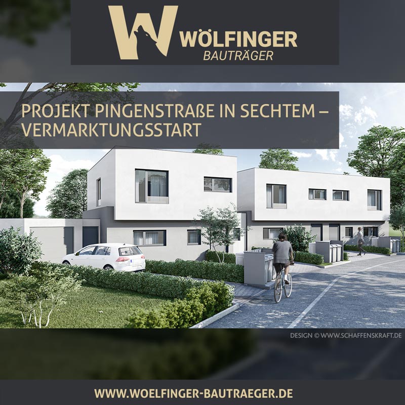 Projekt Pingenstraße in Sechtem – Vermarktungs­start